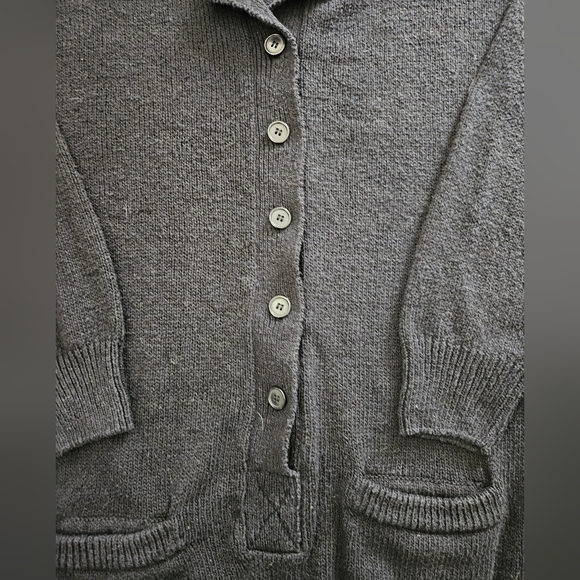 Silk Blend Daniel Sherman Oversize Black Cardigan - NWOT - Size L - Picture 7 of 12